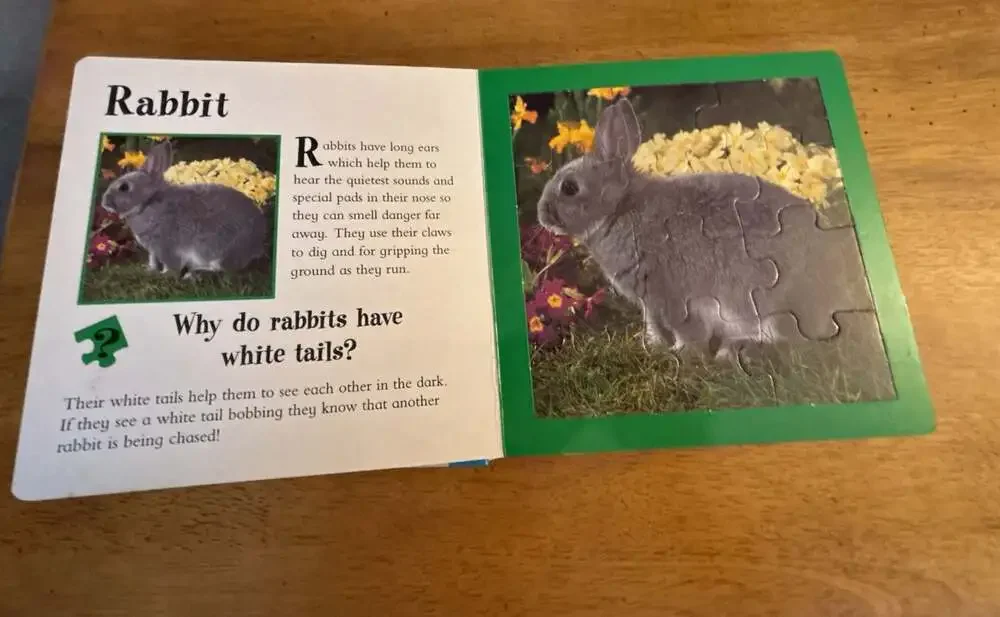 Animal Jigsaws: Pets - A Book with Five 12-Piece Puzzles